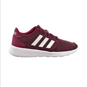 adidas cloudfoam burgundy shoes